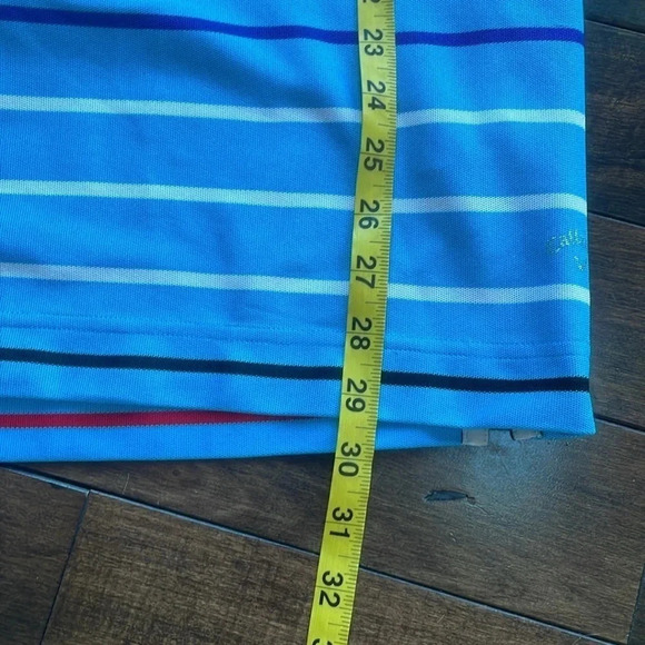 Callaway blue striped short sleeved polo shirt, Men’s size XL - Picture 7 of 12